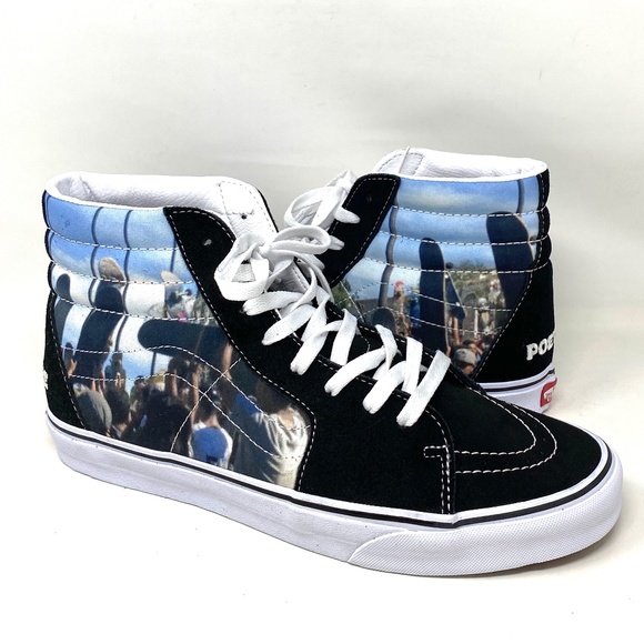 Vans Other - VANS SK8-HI MOCA Frances Black Men’s High Top Suede Canvas Sneakers VN0A5KRHA55